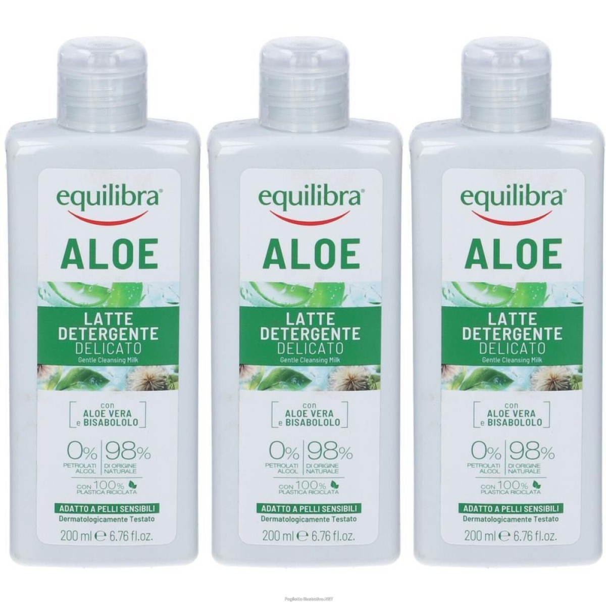 Acquista Online equilibra® aloe latte detergente 3x200 ml e Cerca l'offerta più bassa