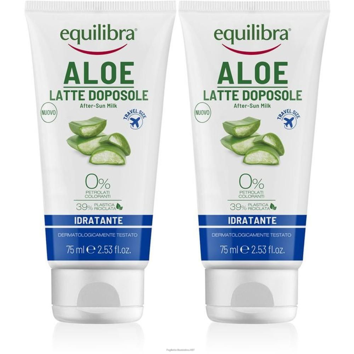 Acquista Online equilibra® aloe latte doposole 2x75 ml e Cerca l'offerta più bassa