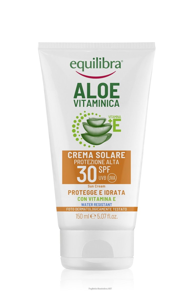 Acquista Online equilibra aloe vitaminica 150 ml crema solare spf 30 idratante e Cerca l'offerta più bassa