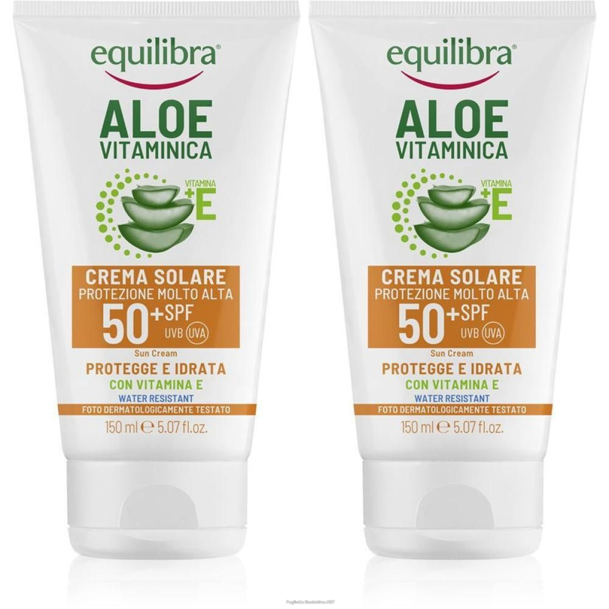 Acquista Online equilibra aloe vitaminica crema solare viso spf50+ 150 ml e Cerca l'offerta più bassa