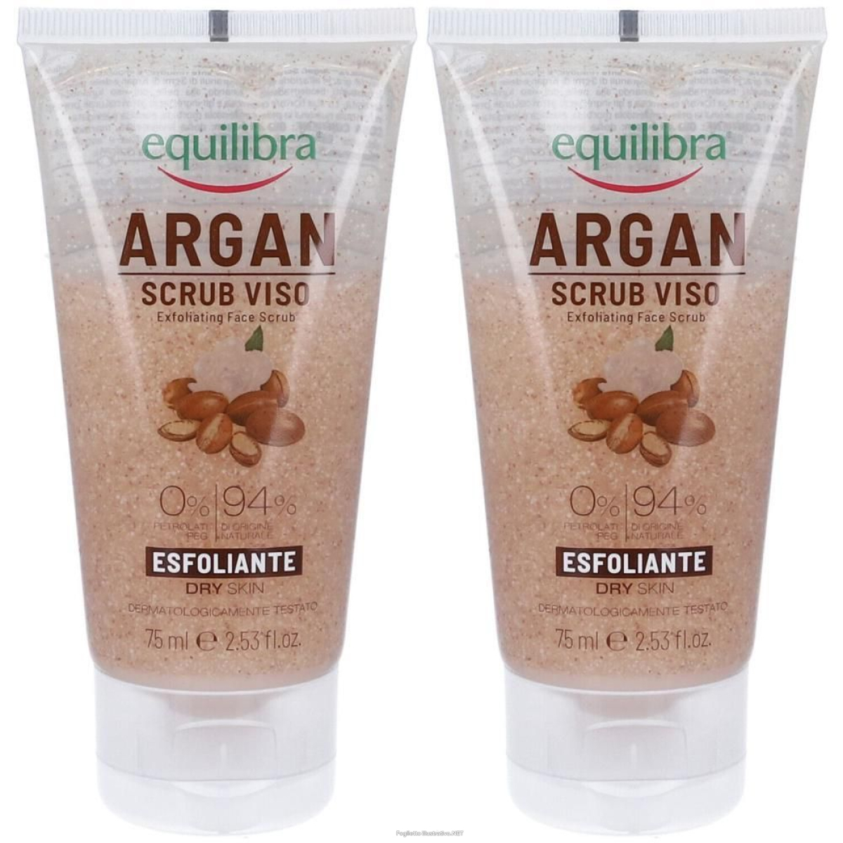 Acquista Online equilibra® argan scrub viso 2x75 ml e Cerca l'offerta più bassa