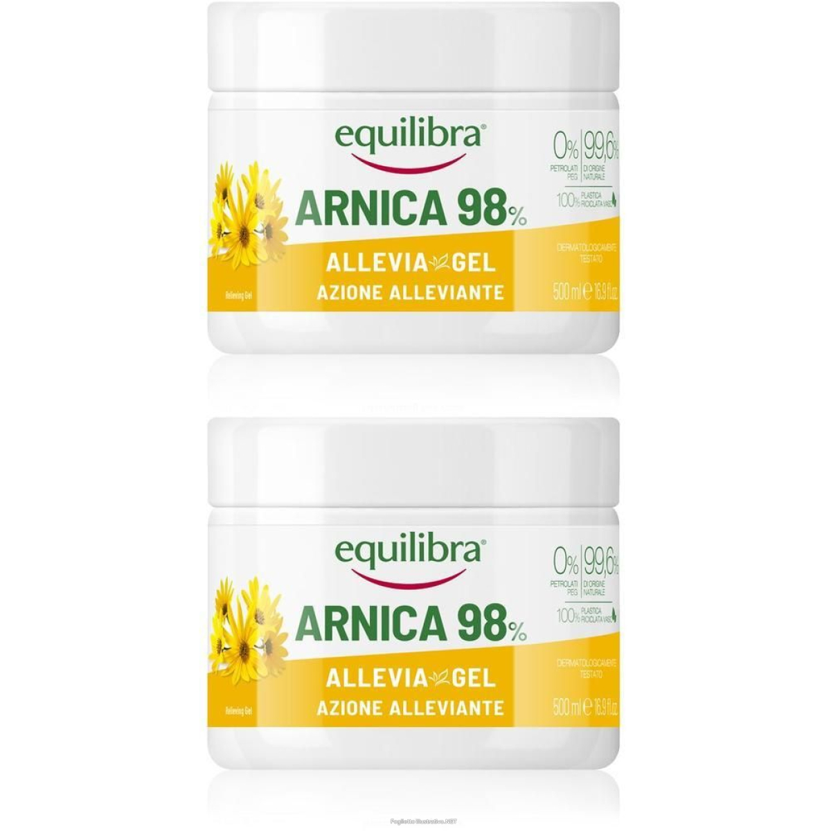 Acquista Online equilibra arnica 98% allevia gel in vaso 2x500 ml e Cerca l'offerta più bassa