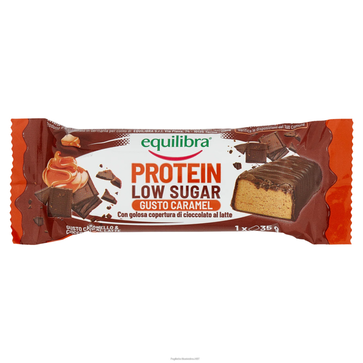 Acquista Online equilibra barretta protein 31% low sugar caramel - risparmia il 10% co e Cerca l'offerta più bassa