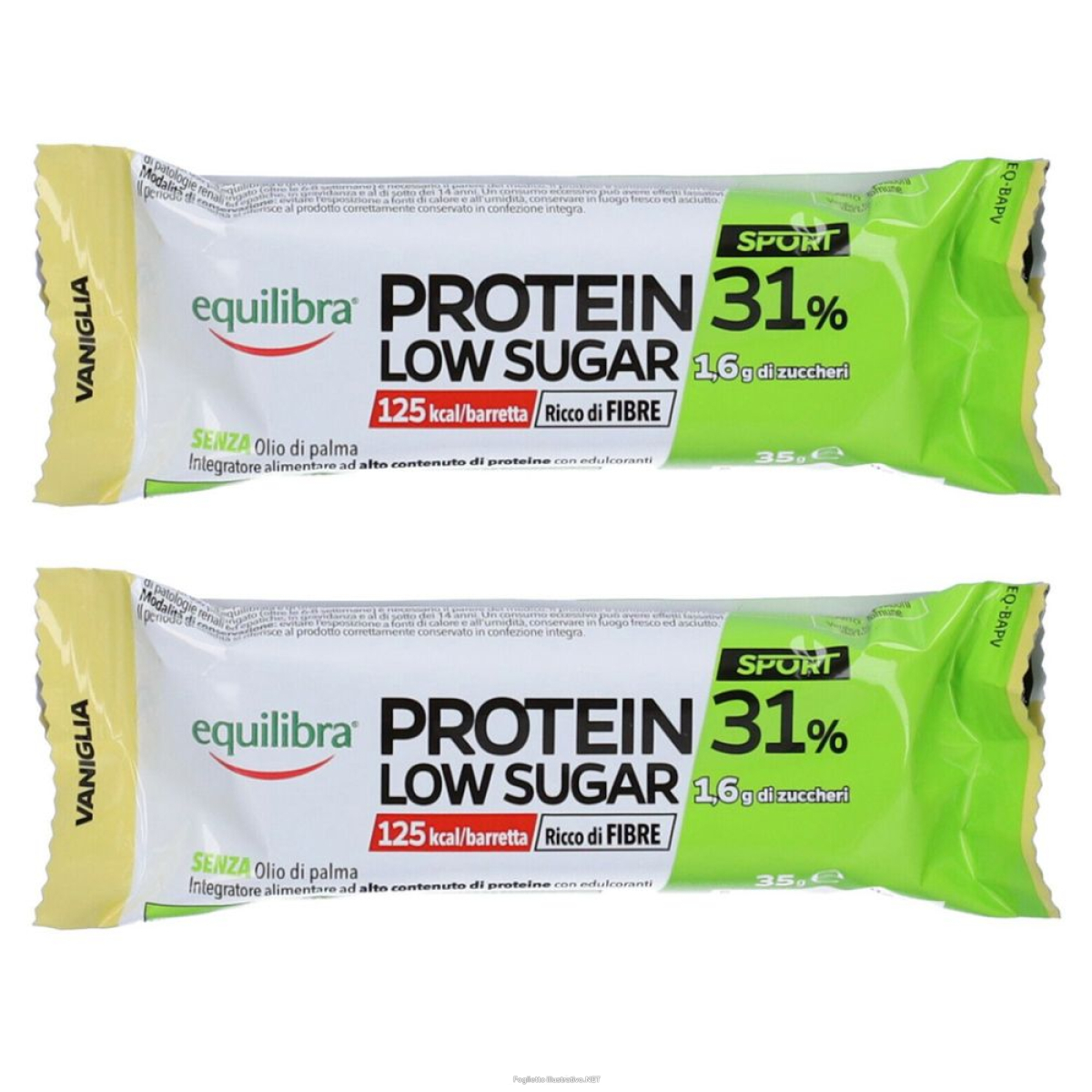 Acquista Online equilibra® barretta protein low sugar vanilla set da 2 2x35 g e Cerca l'offerta più bassa