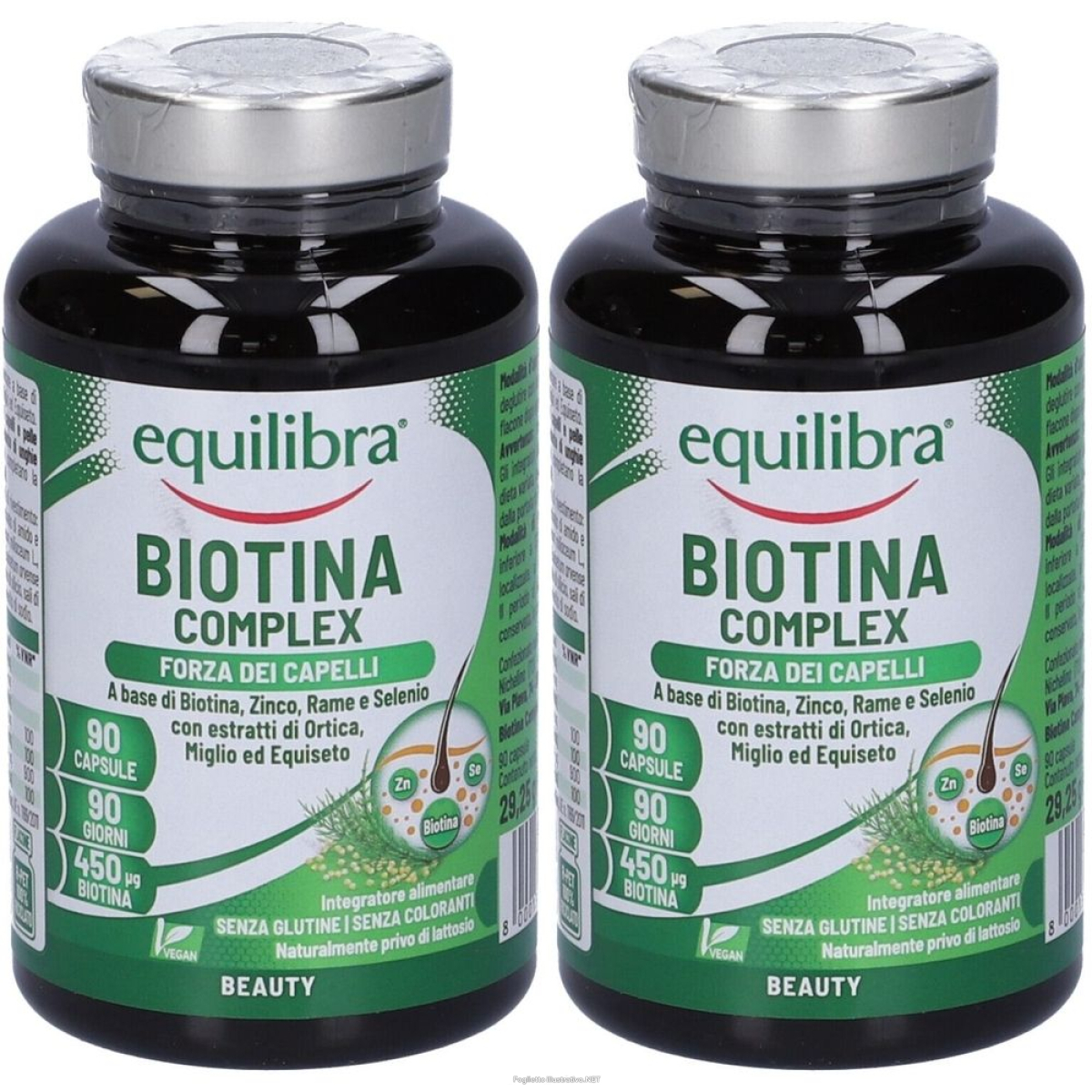 Acquista Online equilibra biotina complex set da 2 2x70 g capsule e Cerca l'offerta più bassa
