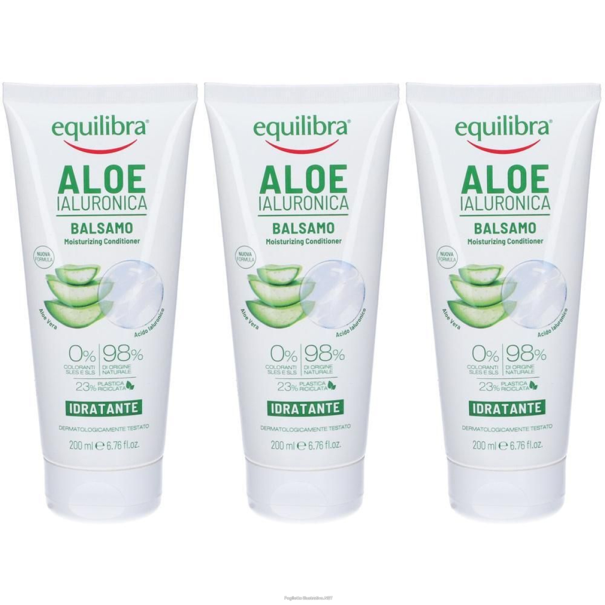 Acquista Online equilibra capelli aloe balsamo idratante 3x200 ml e Cerca l'offerta più bassa