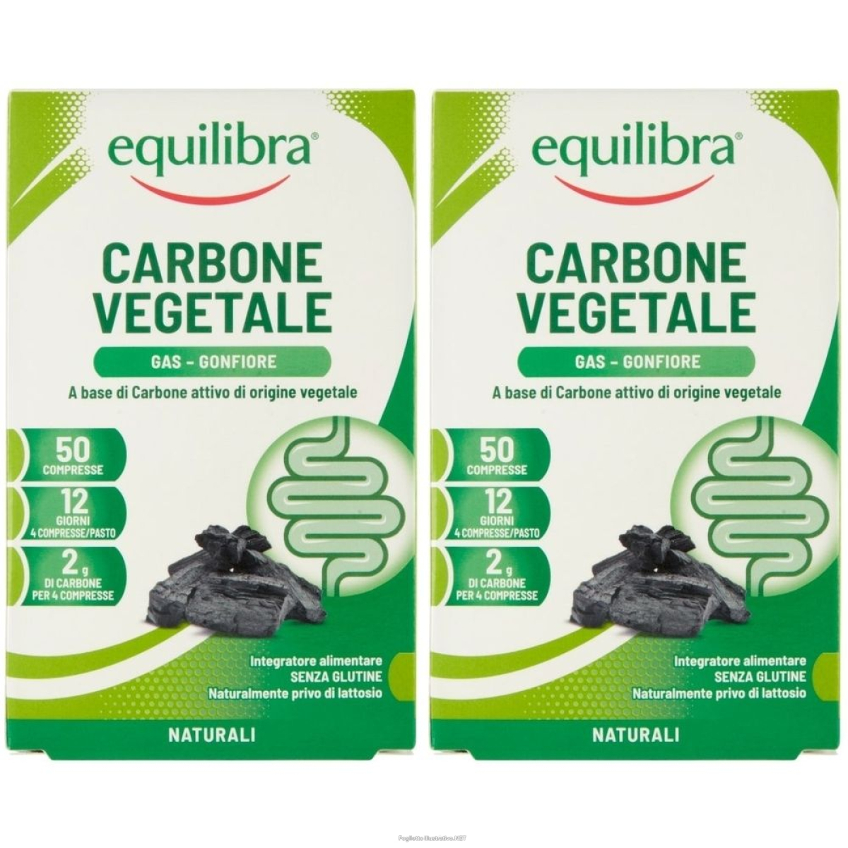 Acquista Online equilibra® carbone vegetale set da 2 g compresse e Cerca l'offerta più bassa