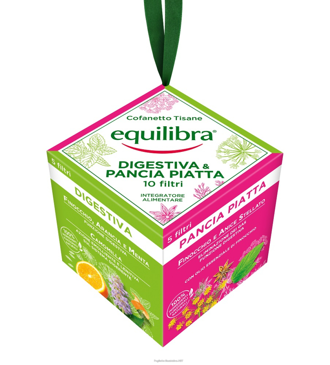 Acquista Online equilibra cofanetto tisana digestiva e pancia piatta 10 filtri da 2 gr e Cerca l'offerta più bassa