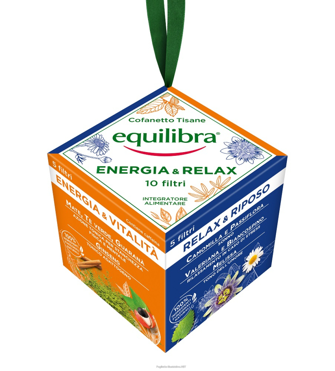 Acquista Online equilibra cofanetto tisane energia e relax 10 filtri da 2 g. e Cerca l'offerta più bassa