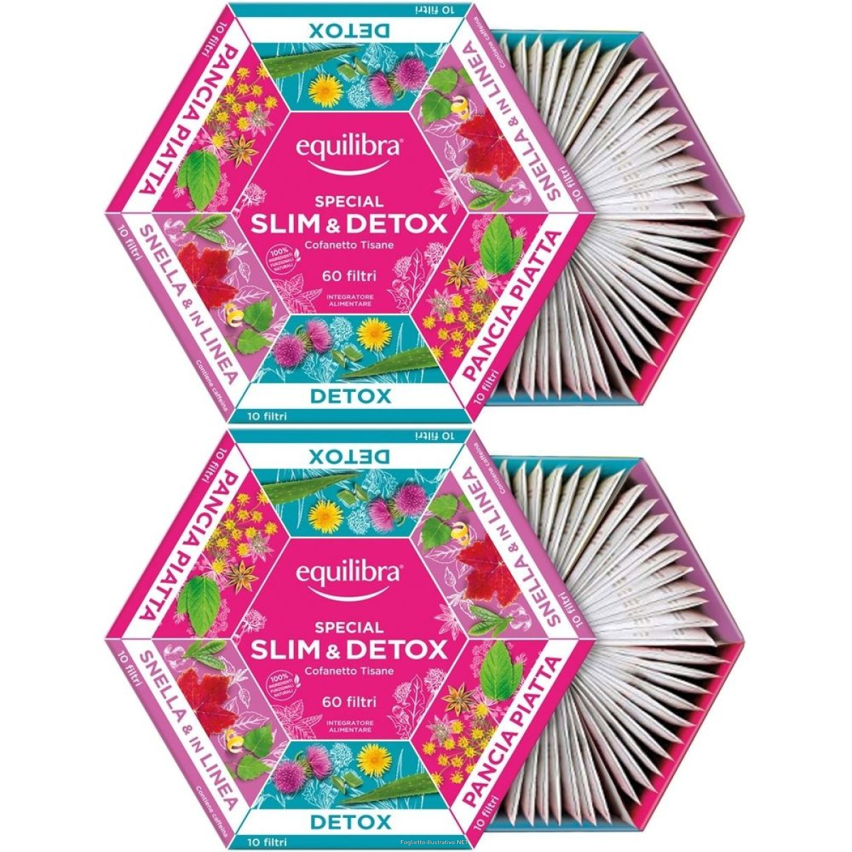 Acquista Online equilibra® cofanetto tisane slim & detox set da 2 2x1 pz bustine filtr e Cerca l'offerta più bassa