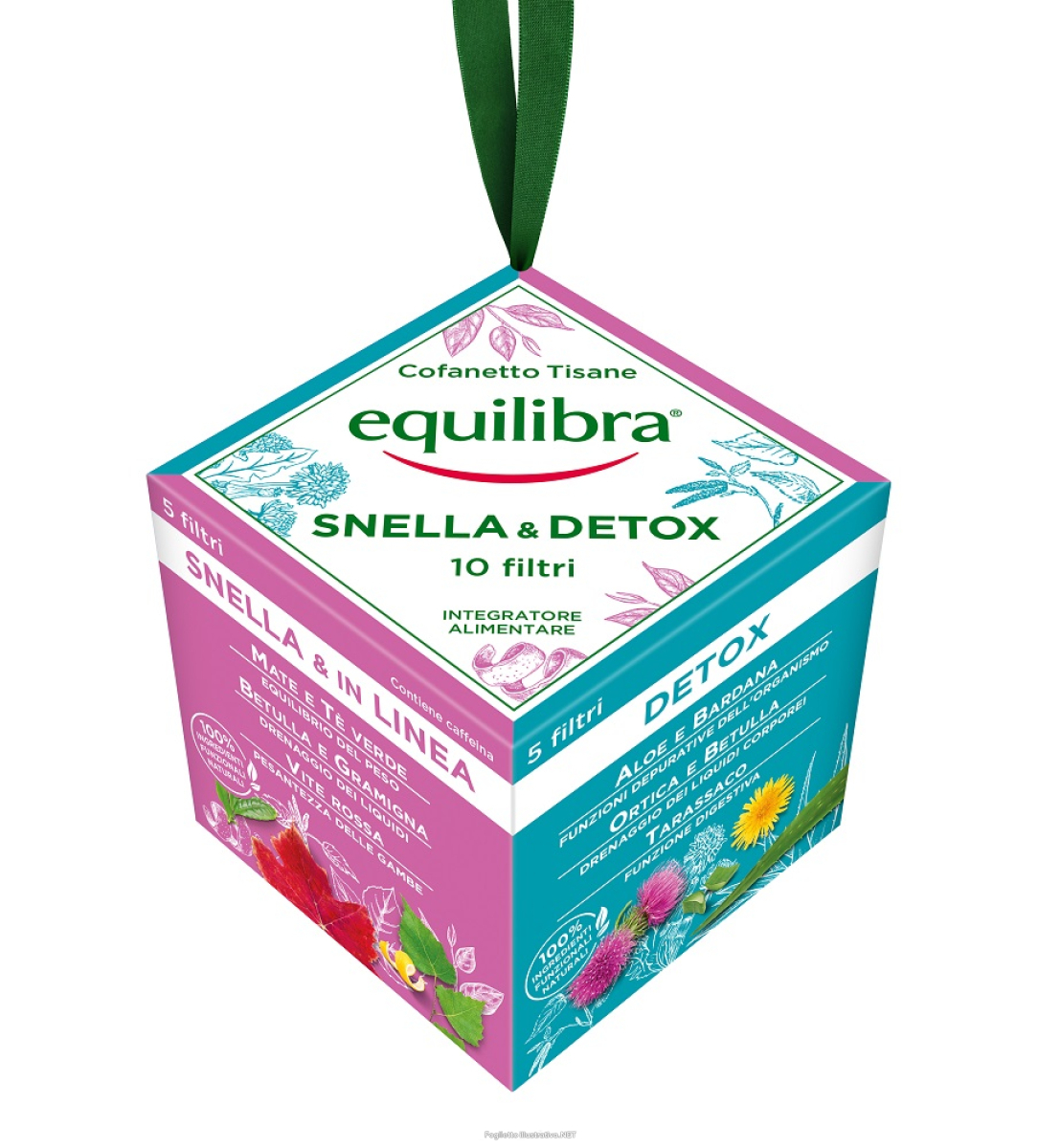 Acquista Online equilibra cofanetto tisane snella e detox 10 filtri da 2 gr e Cerca l'offerta più bassa