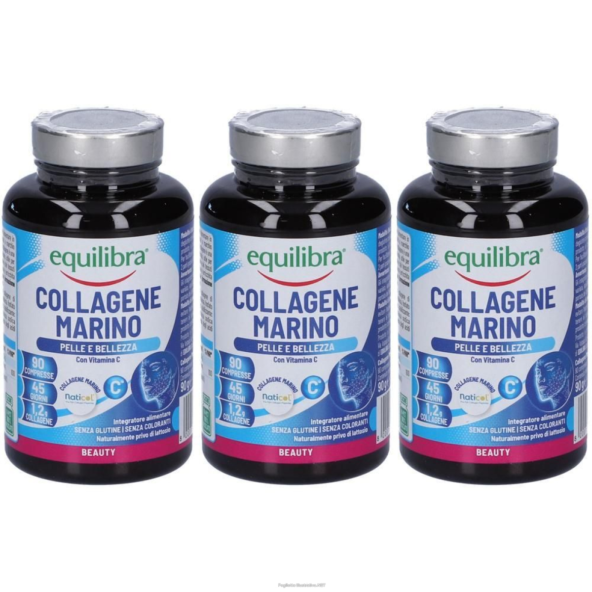 Acquista Online equilibra collagene marino compresse 3x90 g e Cerca l'offerta più bassa