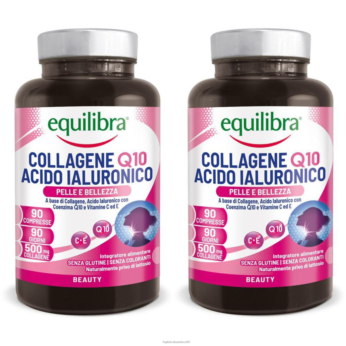 Acquista Online equilibra® collagene q10 acido ialuronico set da 2 2x99 g compresse e Cerca l'offerta più bassa