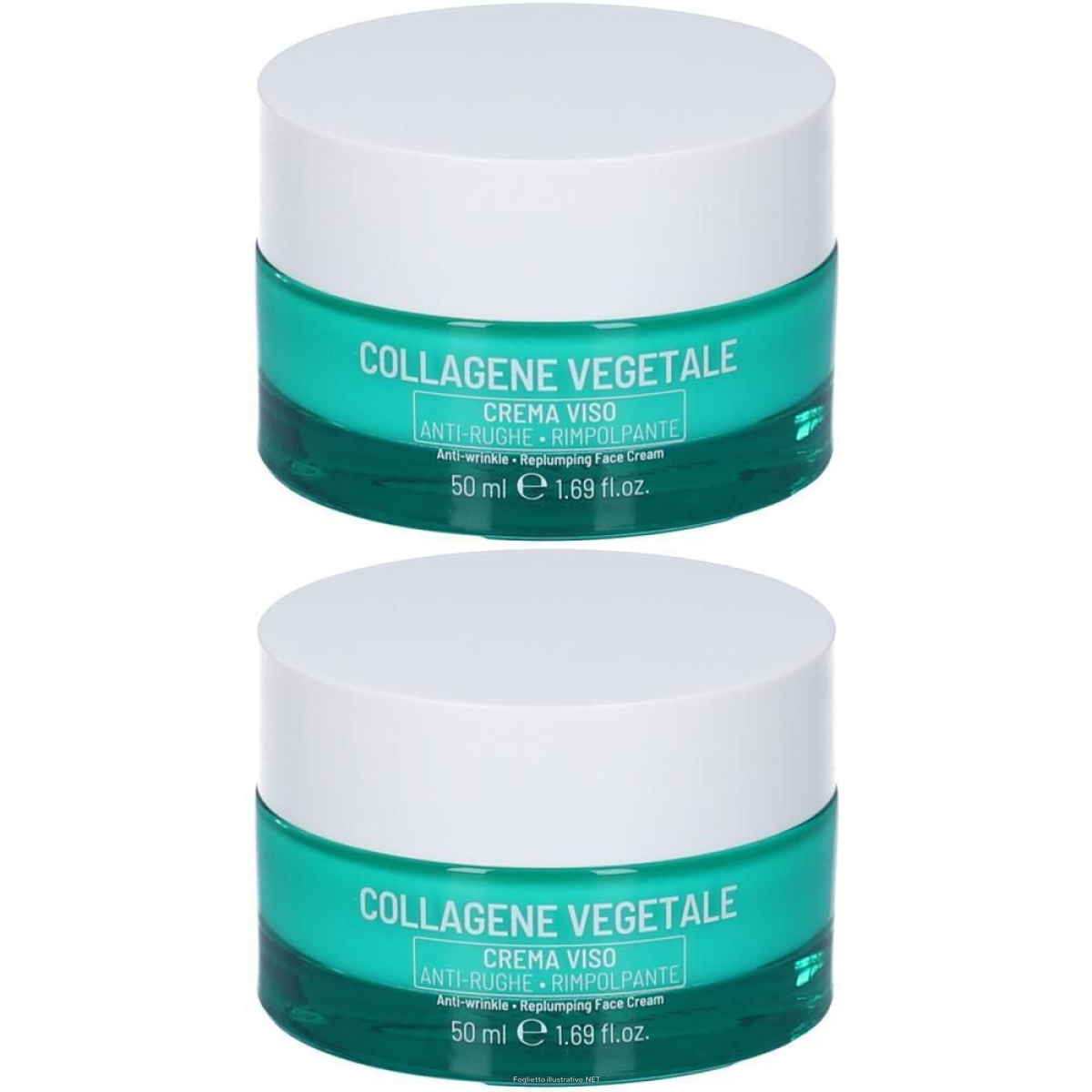 Acquista Online equilibra collagene vegetale crema viso antirughe rimpolpante 2x50 ml e Cerca l'offerta più bassa