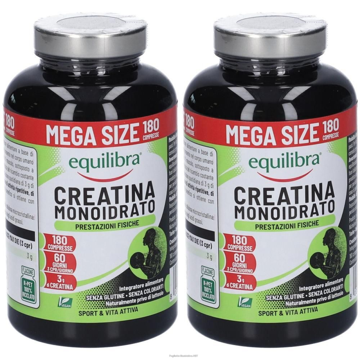 Acquista Online equilibra creatina monoidrato compresse 2x270 g e Cerca l'offerta più bassa