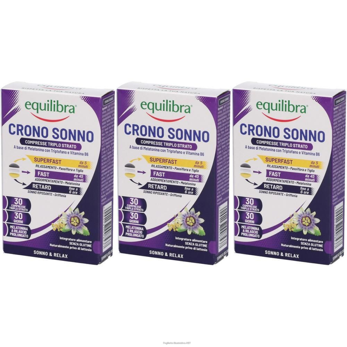 Acquista Online equilibra crono sonno compresse 3x40 g e Cerca l'offerta più bassa