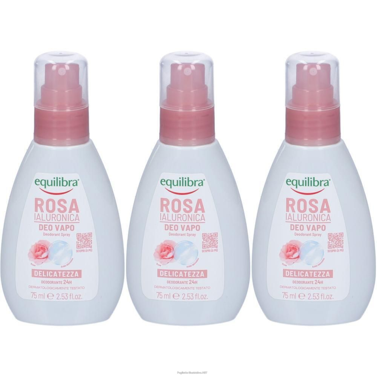 Acquista Online equilibra deo vapo rosa 3x75 ml e Cerca l'offerta più bassa