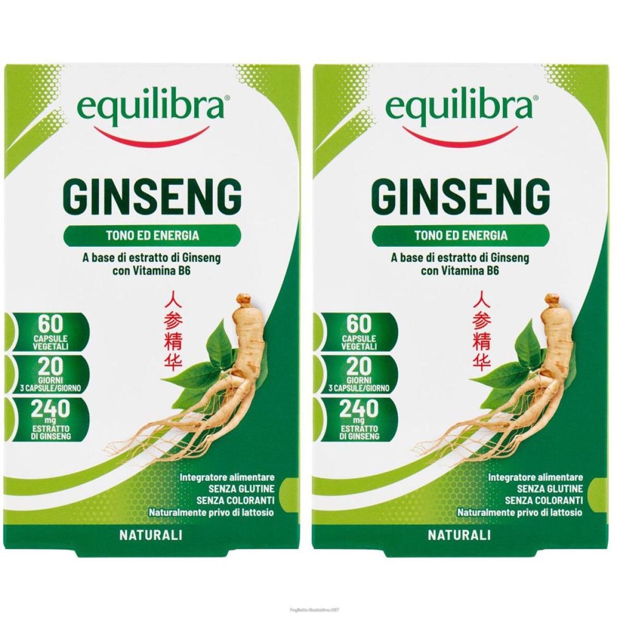 Acquista Online equilibra® ginseng set da 2 2x19,2 g capsule e Cerca l'offerta più bassa
