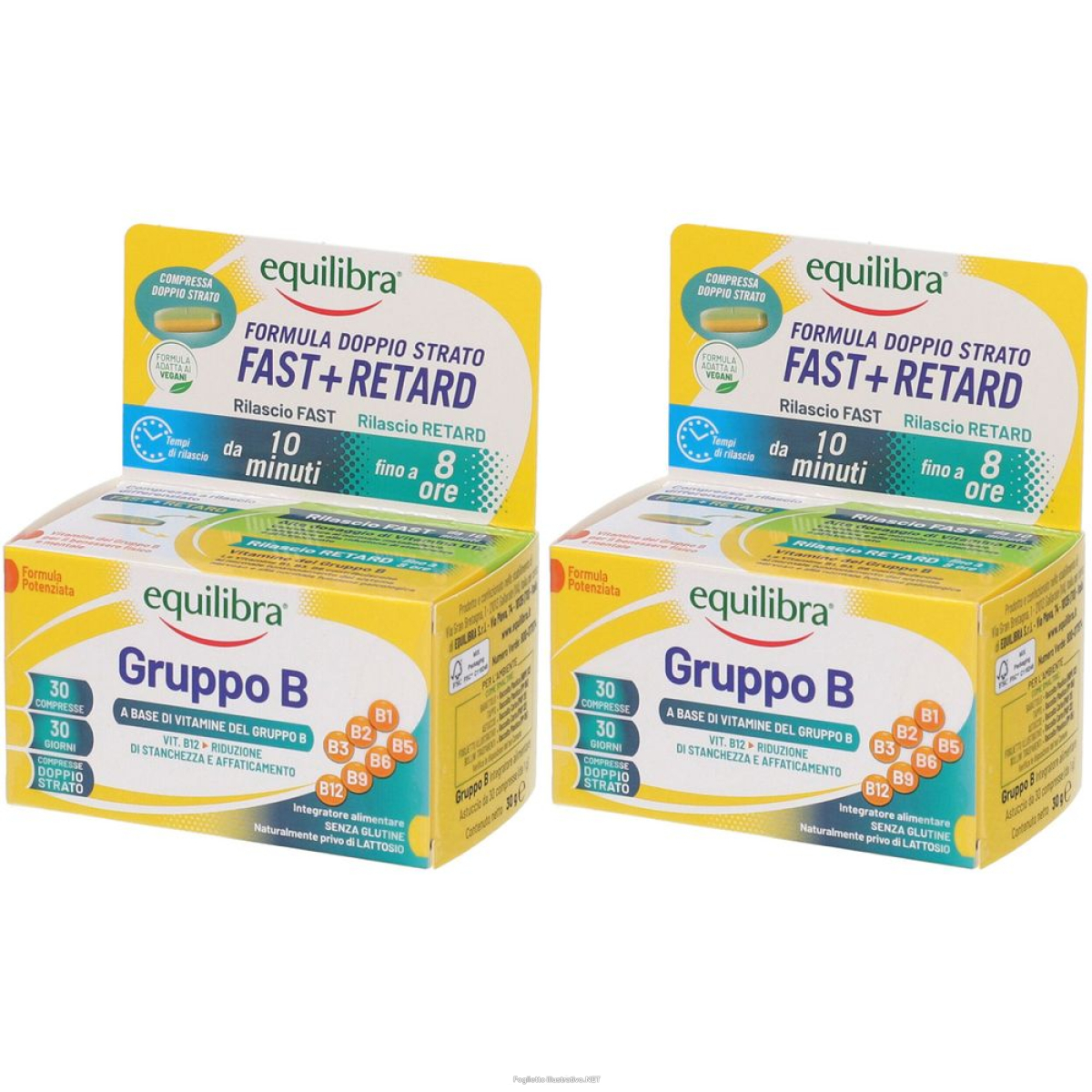 Acquista Online equilibra® gruppo b compresse doppio strato set da 2 2x30 g e Cerca l'offerta più bassa