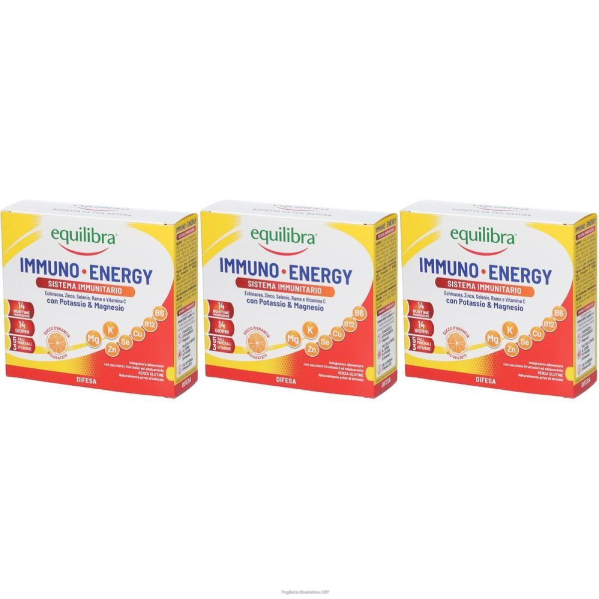 Acquista Online equilibra® immuno energy sistema immunitario 3x98 g polvere per soluzi e Cerca l'offerta più bassa