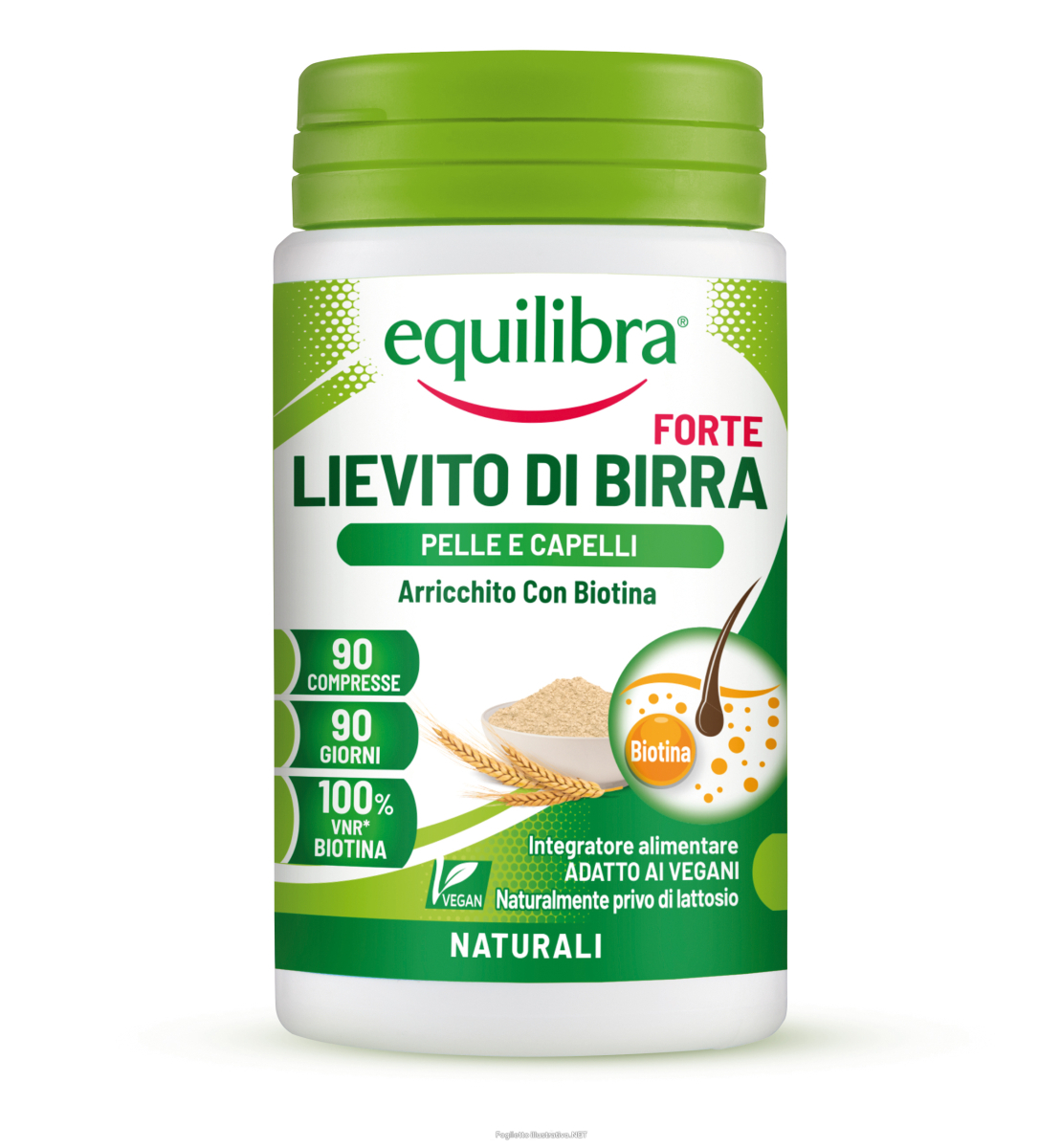 Acquista Online equilibra lievito di birra integratore pelle e capelli 90 compresse e Cerca l'offerta più bassa