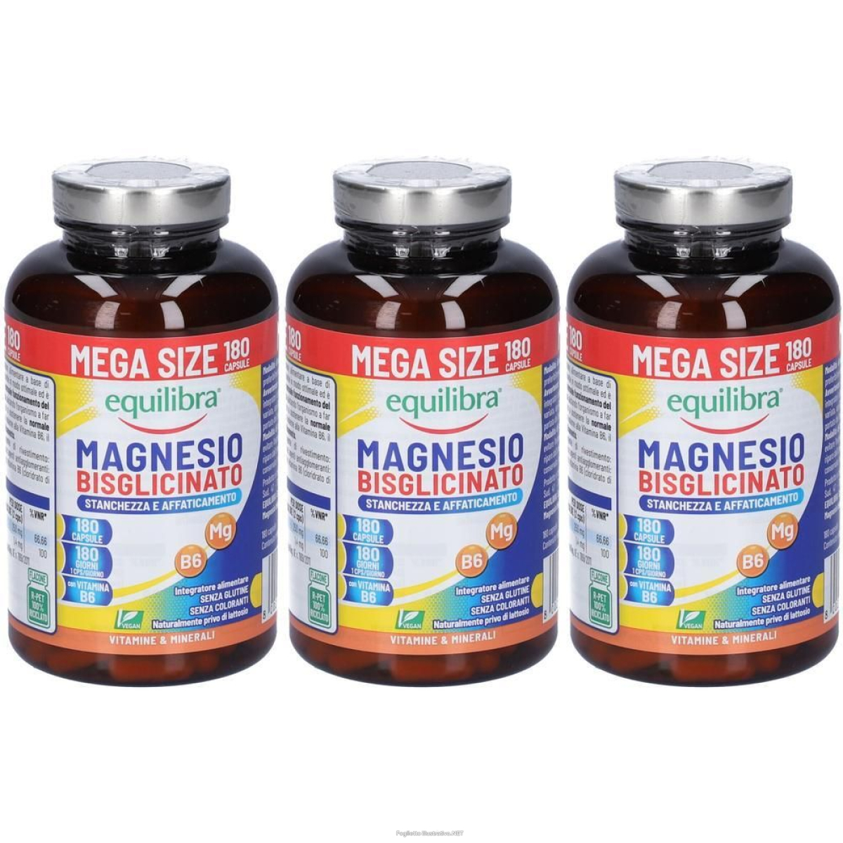 Acquista Online equilibra magnesio bisglicinato capsule 3x156 g e Cerca l'offerta più bassa