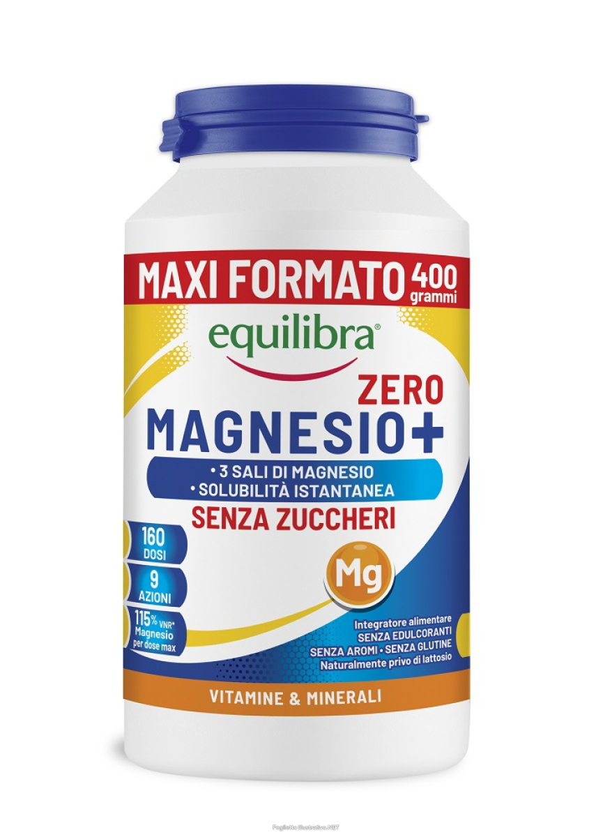 Acquista Online equilibra magnesio+ zero senza zucchero maxi formato 400 g polvere per e Cerca l'offerta più bassa
