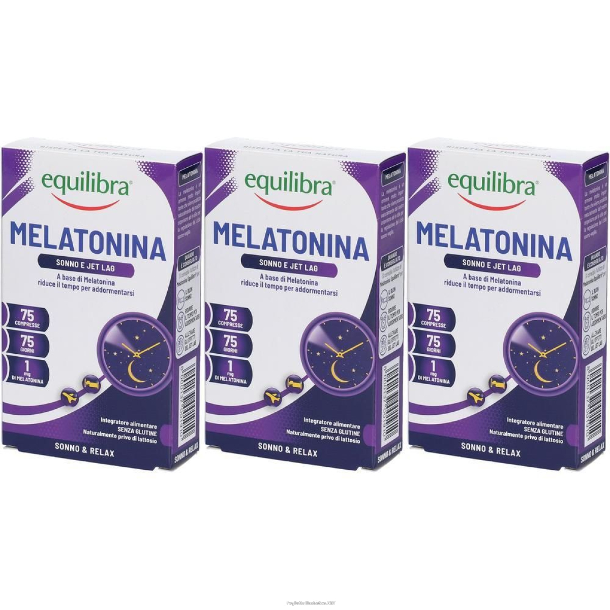 Acquista Online equilibra® melatonina 3x9,37 g compresse e Cerca l'offerta più bassa
