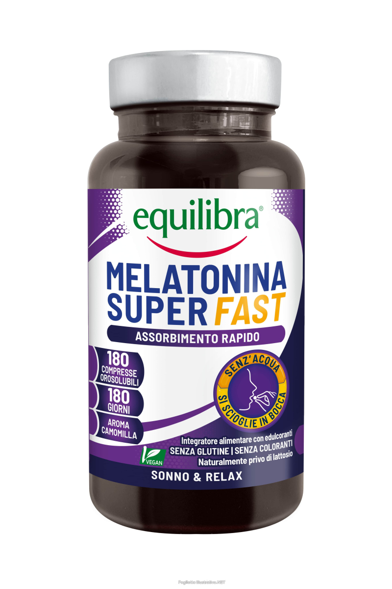 Acquista Online equilibra melatonina super fast integratore per il sonno 180 compresse e Cerca l'offerta più bassa