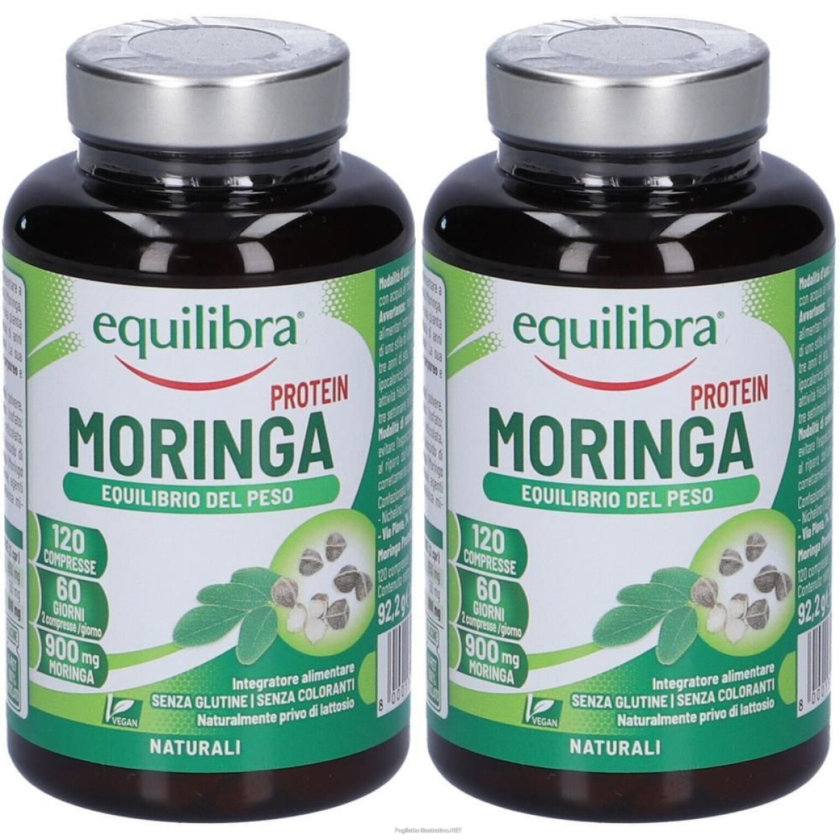 Acquista Online equilibra moringa protein compresse 2x133 g e Cerca l'offerta più bassa