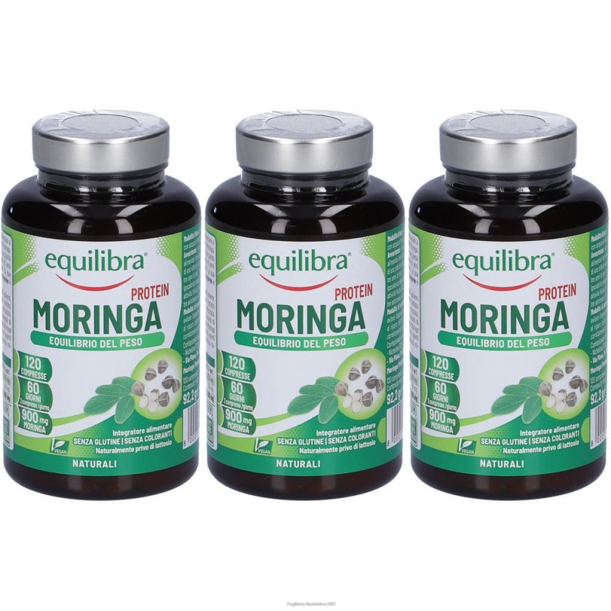 Acquista Online equilibra moringa protein compresse 3x133 g e Cerca l'offerta più bassa