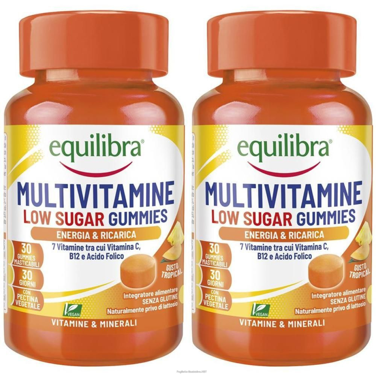 Acquista Online equilibra multivitamine gummies low sugar gusto tropical 2x90 g e Cerca l'offerta più bassa