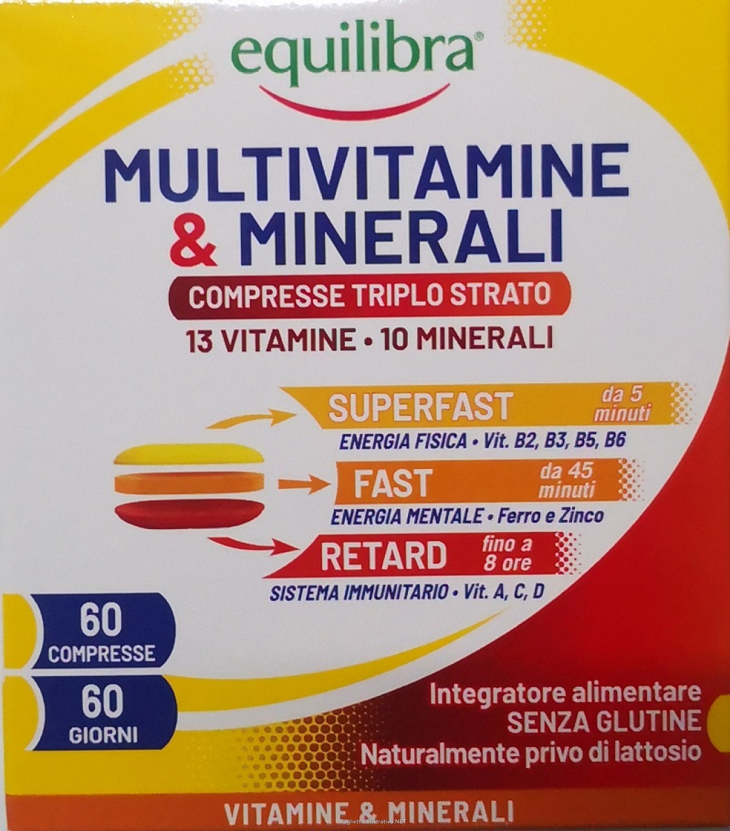 Acquista Online equilibra multivitamine & minerali integratore di 13 vitamine e 10 minerali 2 astucci da 30 compresse e Cerca l'offerta più bassa