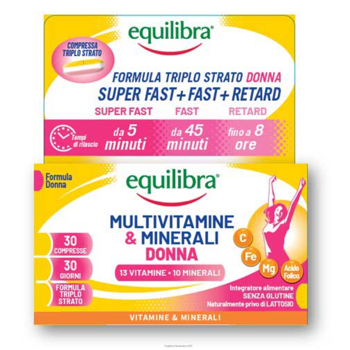 Acquista Online equilibra multivitaminico donna integratore il benessere fisico e mentale 30 compresse e Cerca l'offerta più bassa