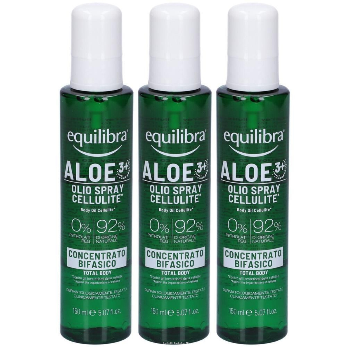 Acquista Online equilibra olio corpo cellulite aloe 3x150 ml e Cerca l'offerta più bassa
