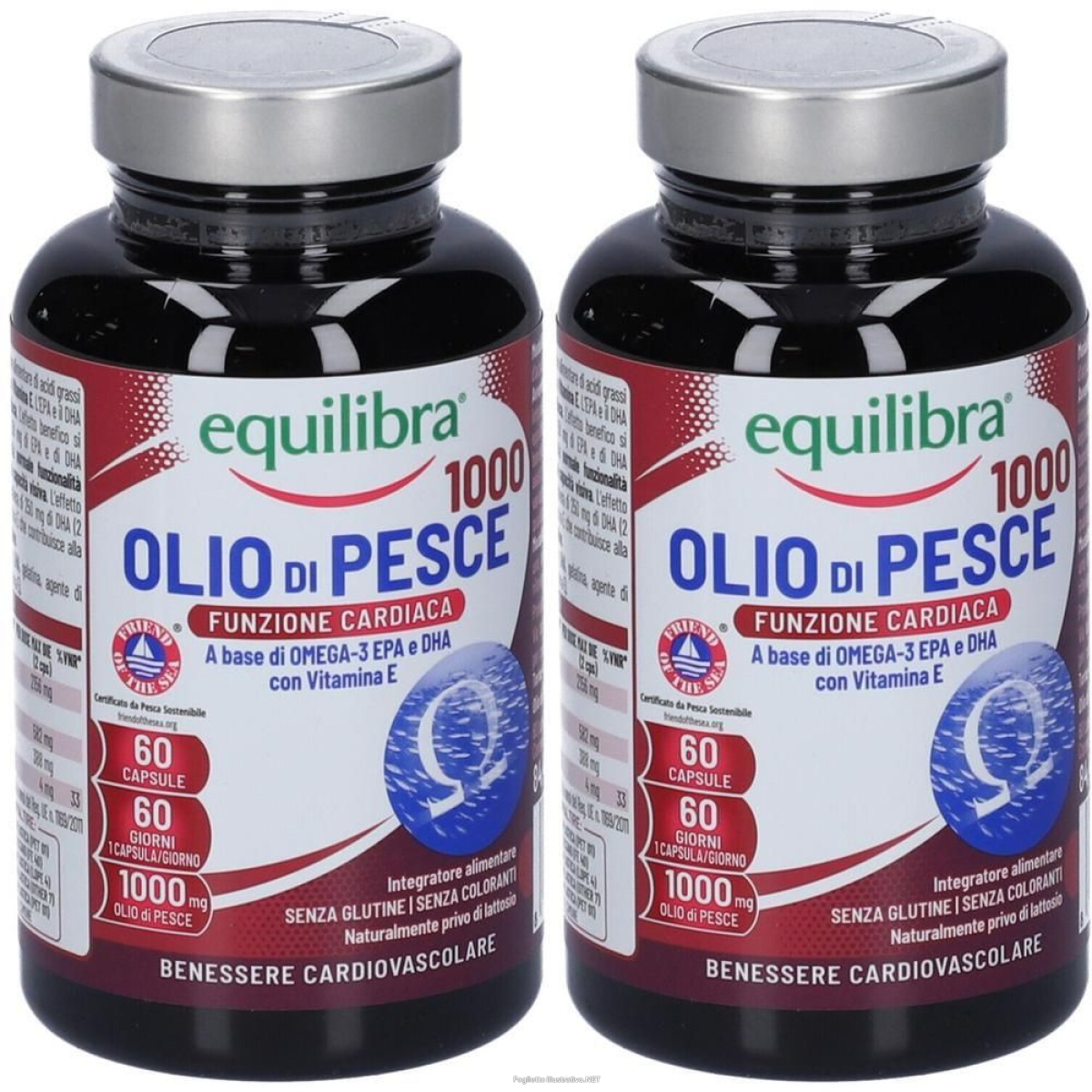 Acquista Online equilibra olio di pesce 1000 in capsule 2x84,4 g e Cerca l'offerta più bassa
