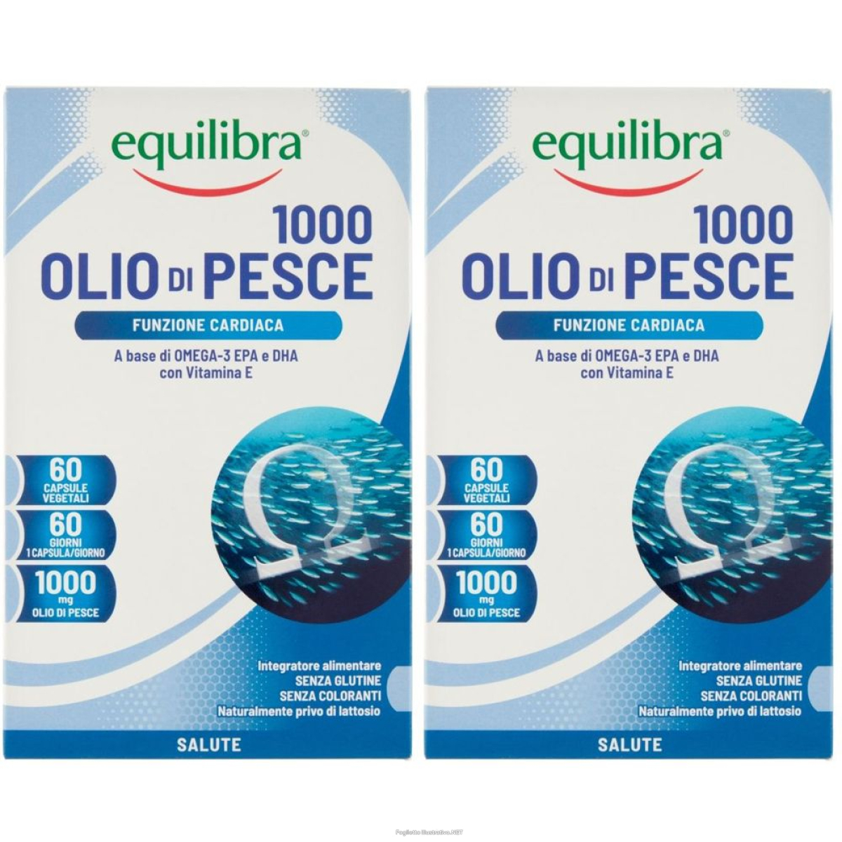 Acquista Online equilibra® olio di pesce 1000 set da 2 2x78 g capsule e Cerca l'offerta più bassa