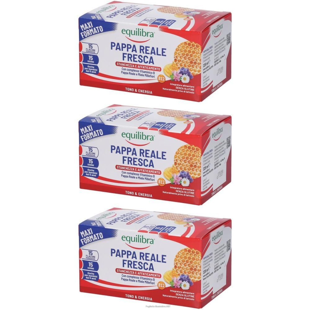Acquista Online equilibra pappa reale fresca flaconcini 3x225 ml e Cerca l'offerta più bassa