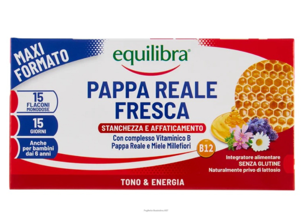 Acquista Online equilibra pappa reale fresca integratore per contrastare stanchezza e affaticamento 15 flaconcini da 15ml e Cerca l'offerta più bassa