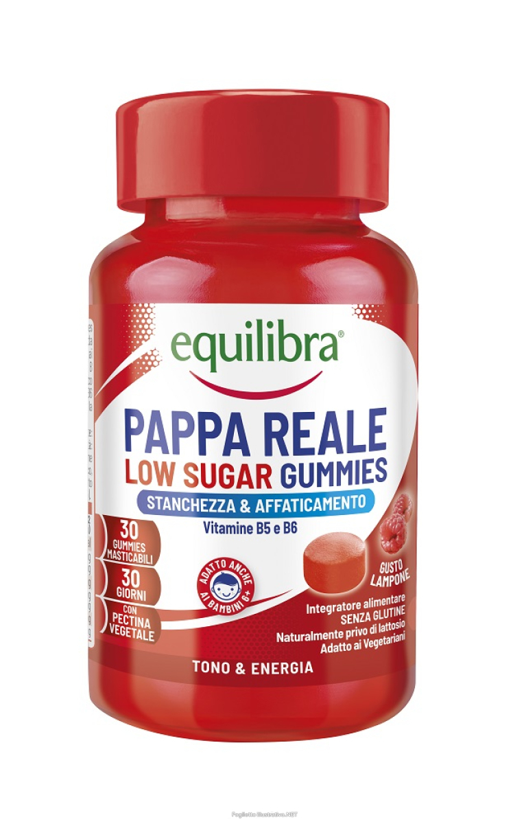 Acquista Online equilibra pappa reale low sugar integratore stanchezza e affaticamento gusto lampone 30 gummies e Cerca l'offerta più bassa