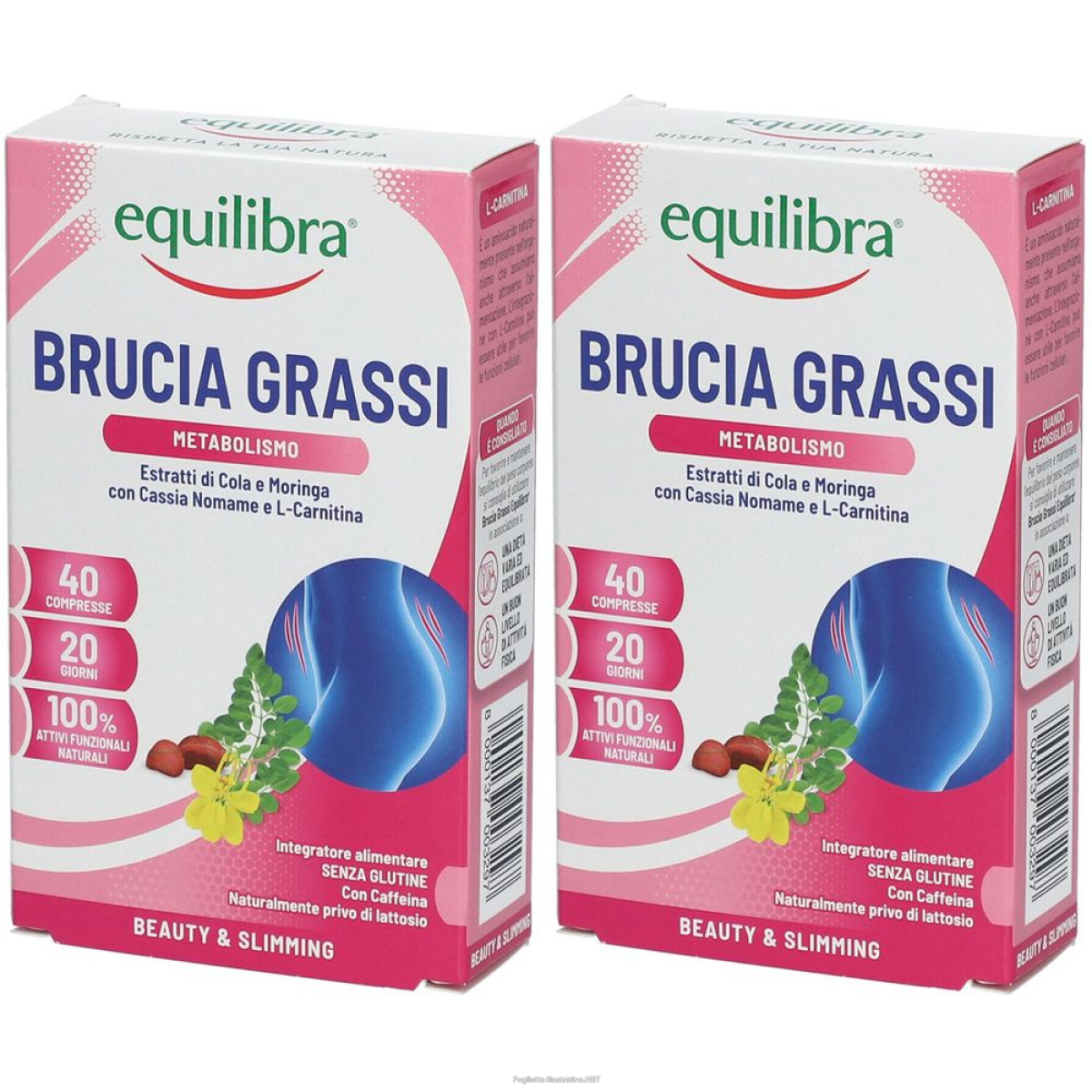 Acquista Online equilibra perdita di peso brucia grassi x2 2x36 g compresse e Cerca l'offerta più bassa