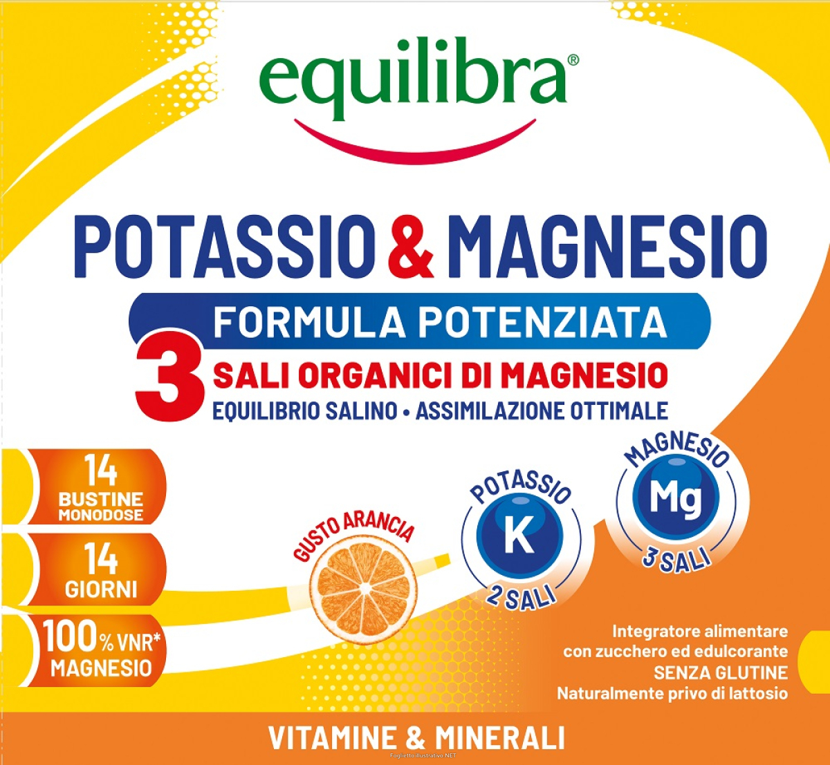 Acquista Online equilibra potassio&magnesio formula potenziata 3 sali organici di magnesio 14 bustine e Cerca l'offerta più bassa