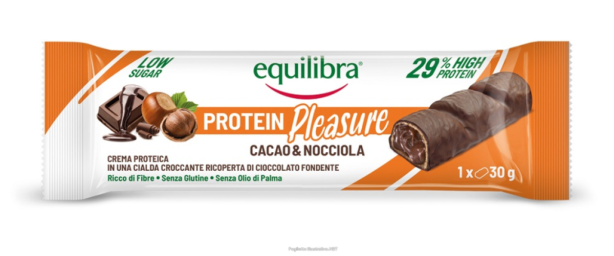 Acquista Online equilibra protein pleasure cacao & nocciola barretta proteica 1 barretta da 30 g e Cerca l'offerta più bassa