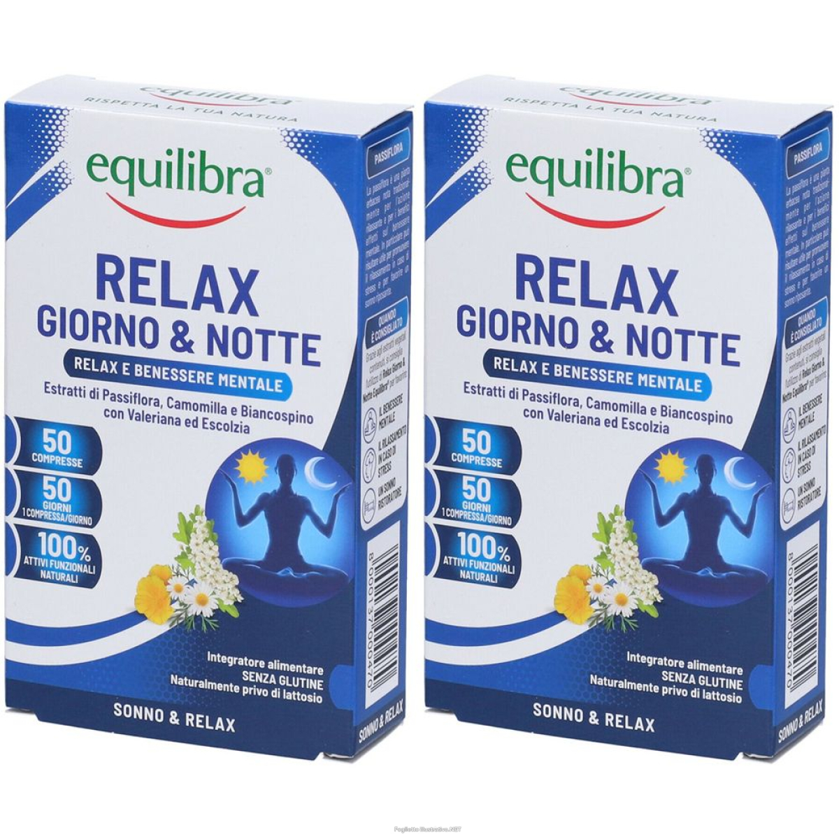 Acquista Online equilibra® relax giorno & notte set da 2 2x20,5 g compresse e Cerca l'offerta più bassa