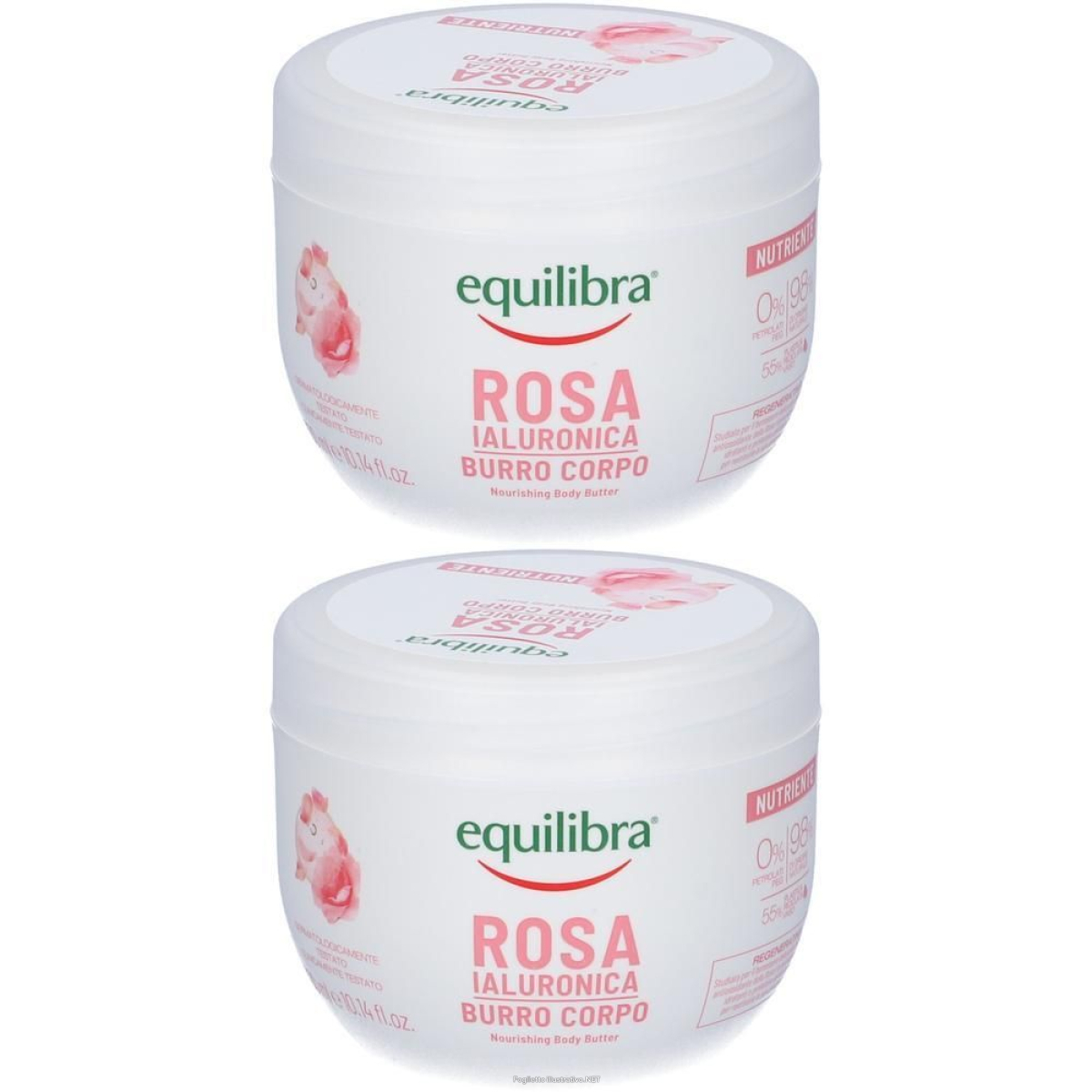 Acquista Online equilibra rosa ialuronica burro corpo nutriente 2x300 ml e Cerca l'offerta più bassa