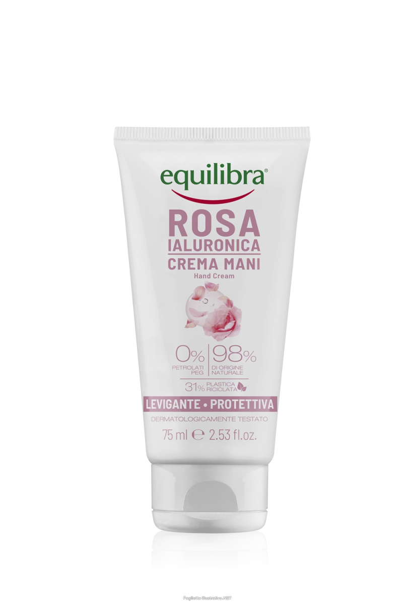 Acquista Online equilibra rosa ialuronica crema mani levigante protettiva 75 ml e Cerca l'offerta più bassa