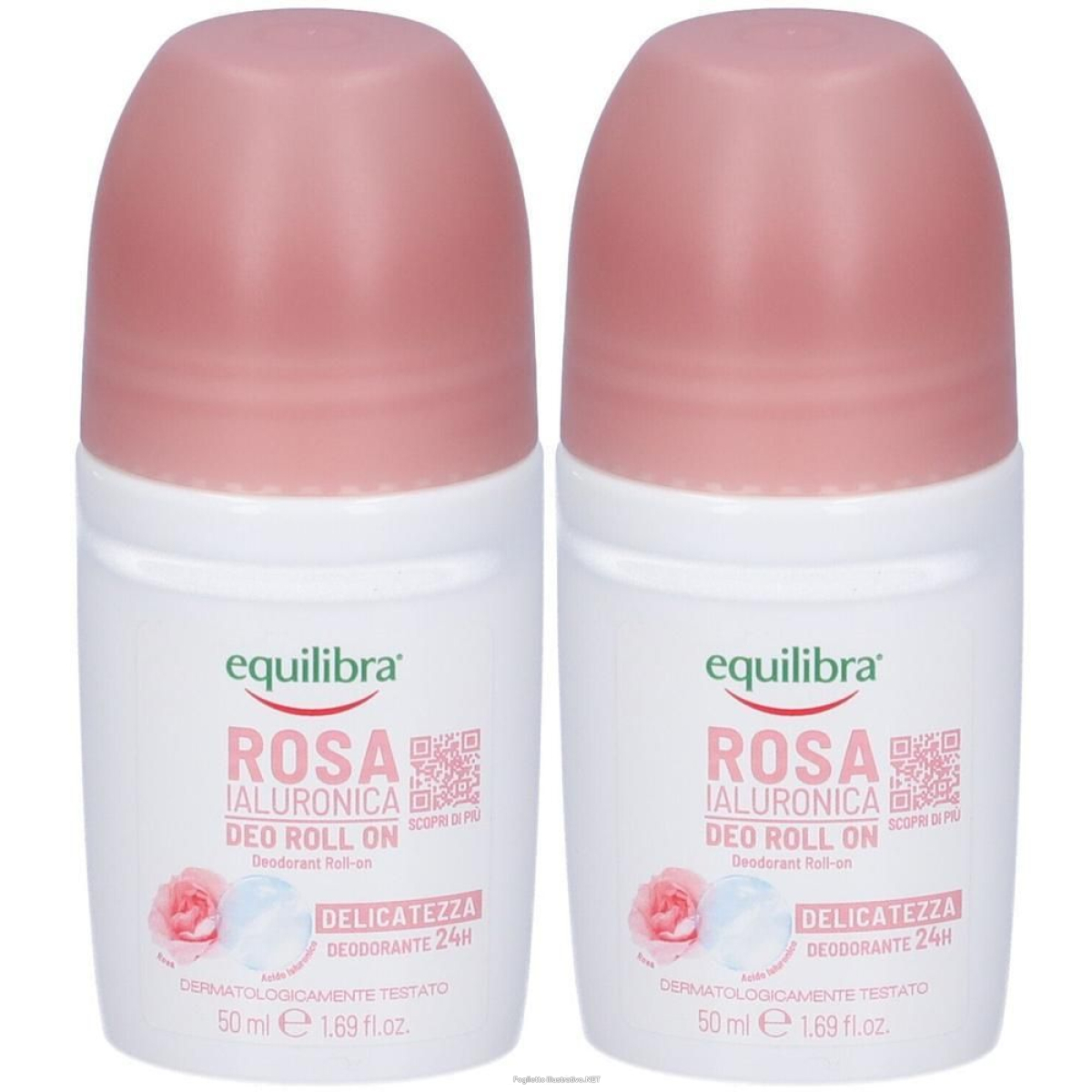 Acquista Online equilibra rosa ialuronica deo roll-on 2x50 ml e Cerca l'offerta più bassa