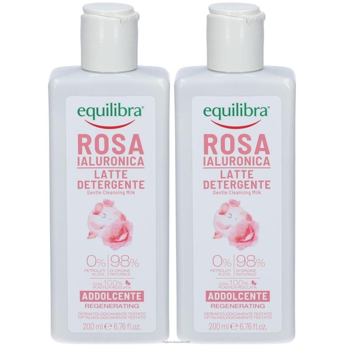 Acquista Online equilibra rosa ialuronica latte detergente 2x228 g e Cerca l'offerta più bassa