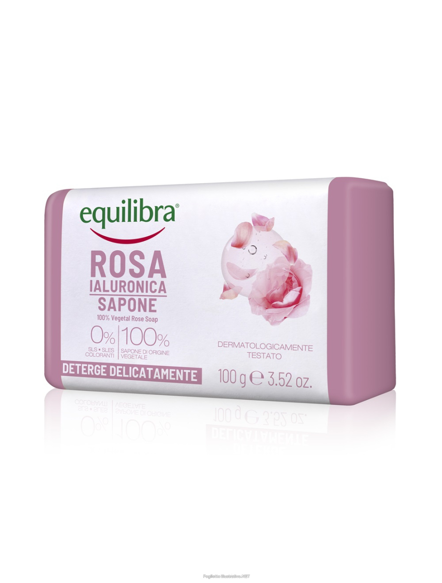 Acquista Online equilibra rosa ialuronica sapone 100% vegetale 100 grammi e Cerca l'offerta più bassa