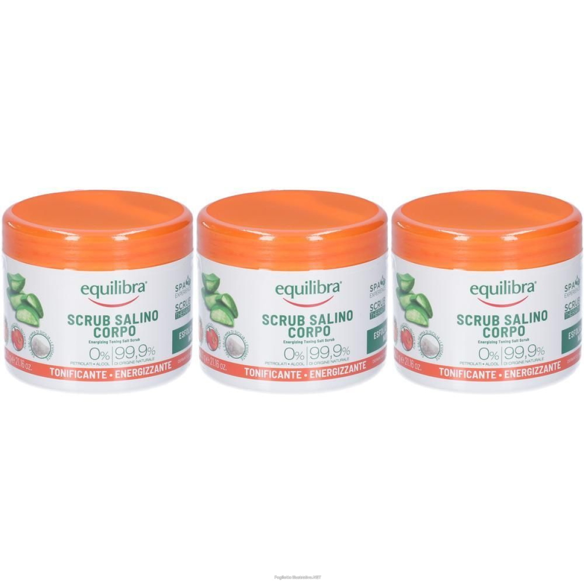 Acquista Online equilibra® scrub salino tonificante energizzante 3x600 g e Cerca l'offerta più bassa